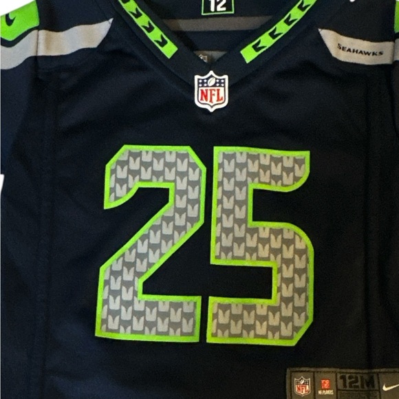 Nike NFL Kids Seatlle Seahawks Sherman #25 Sports Jersey - Picture 2 of 6